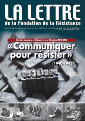 Concours national de la Résistance et de la Déportation 2012-2013